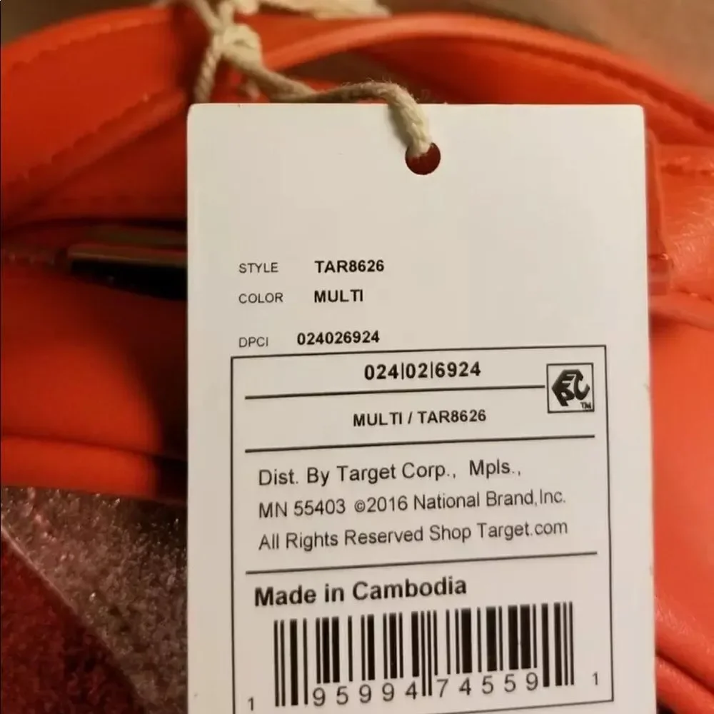 Mad Love Crossbody Holiday Bag NWT Red Candy Cane Glitter Peppermint​​​ - Picture 9 of 9